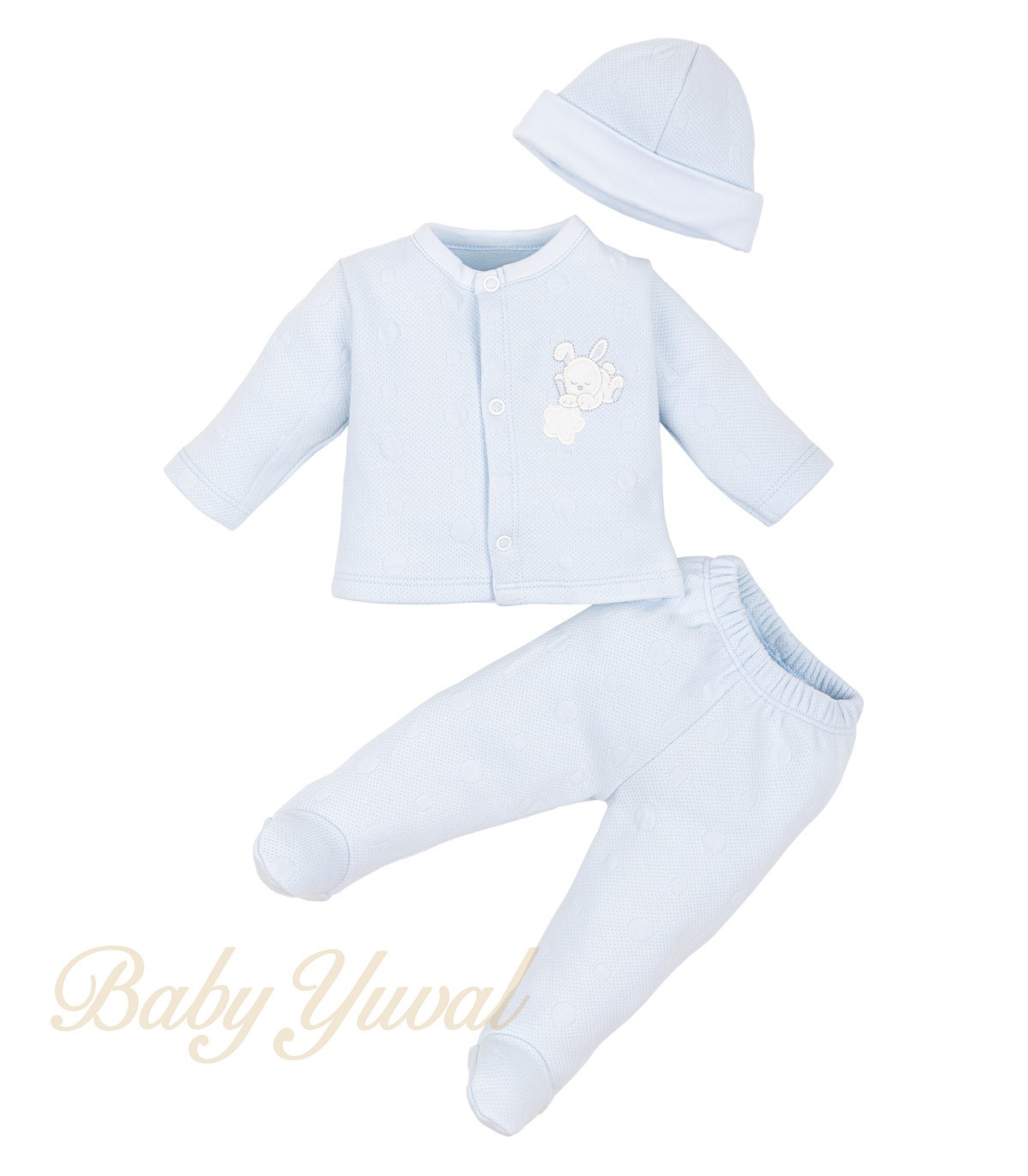 Conjunto Jacquard Algodón | Bunny Sky