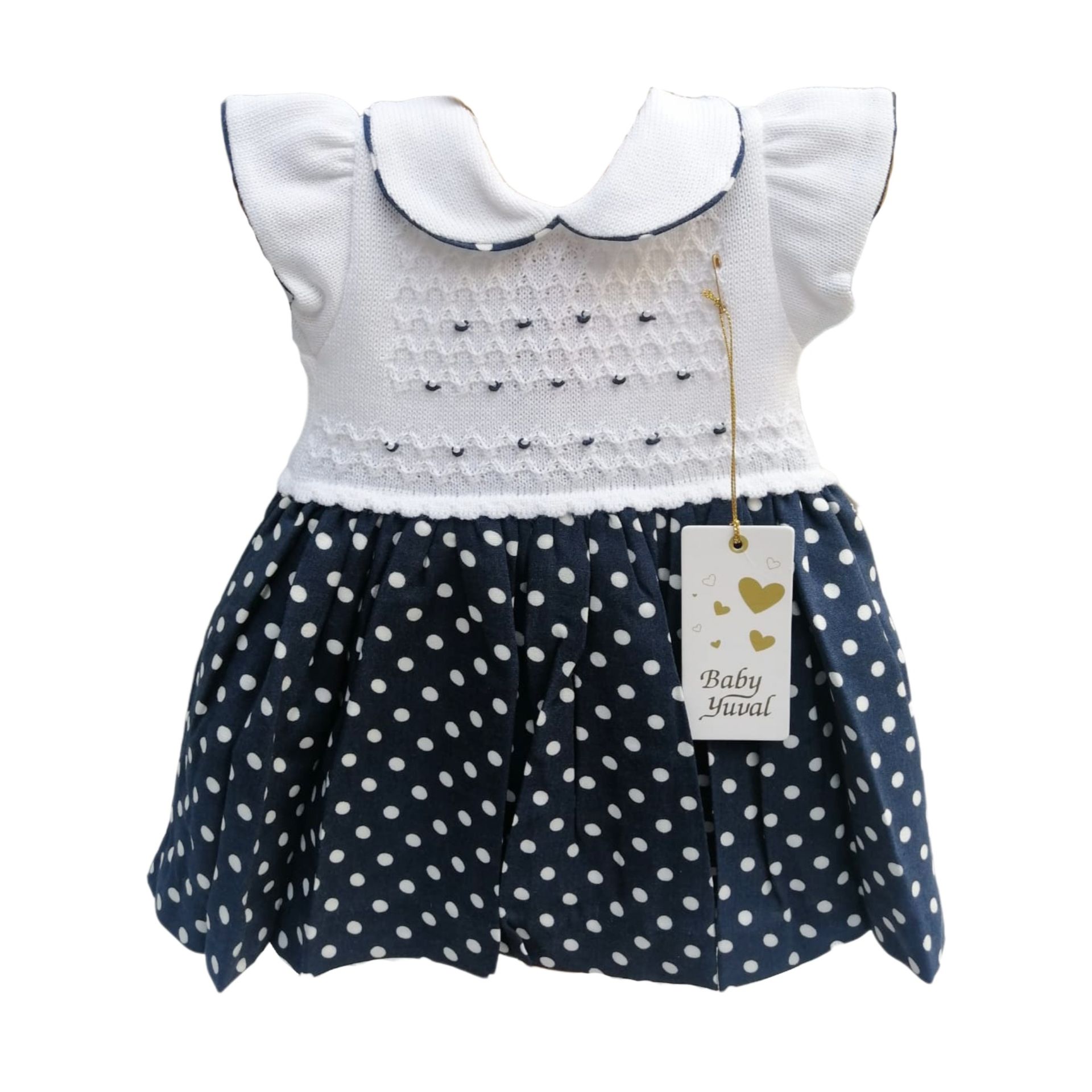 Vestido de Hilo con Tela Modelo Puntos