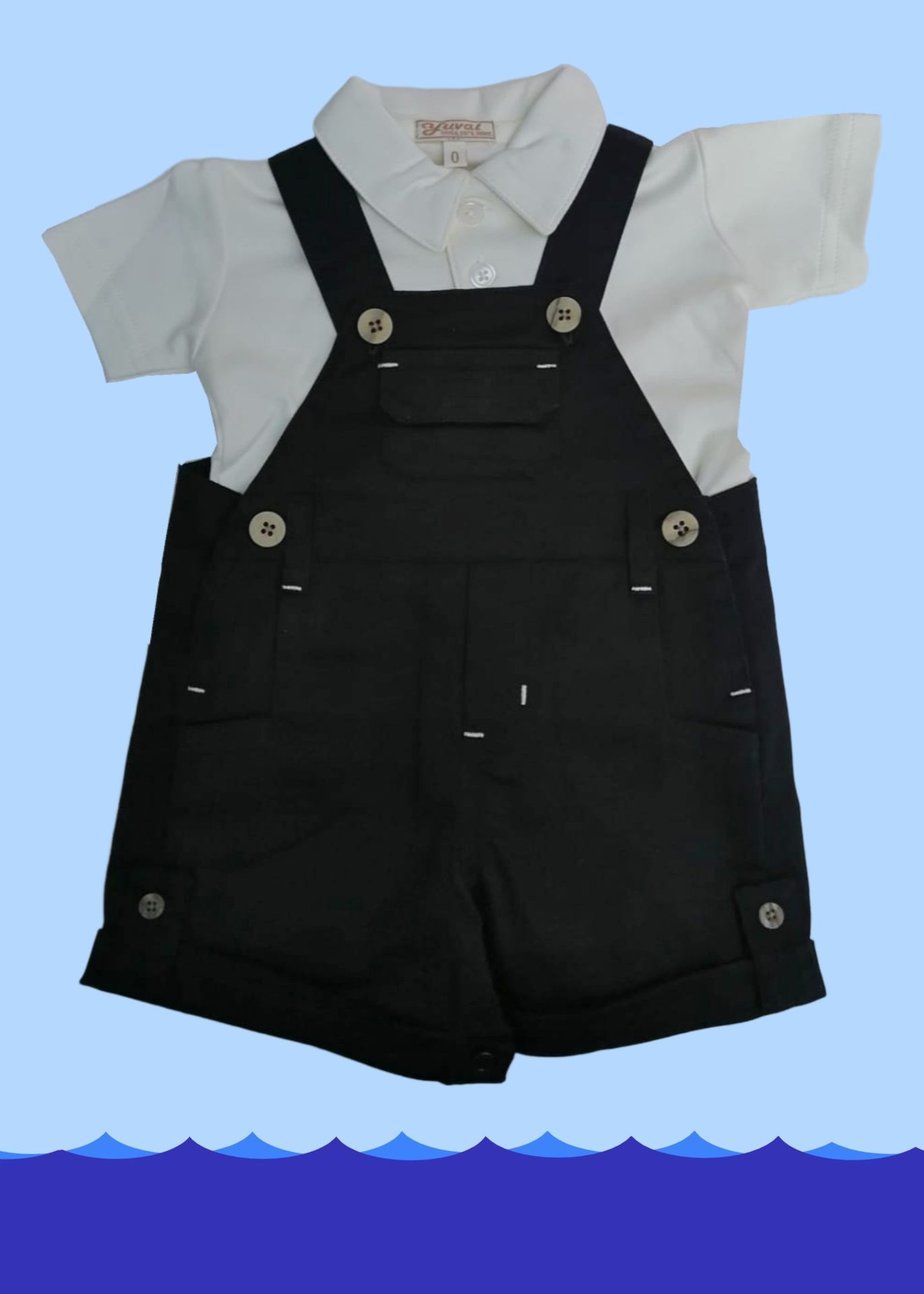 Conjunto Overol Corto Mike