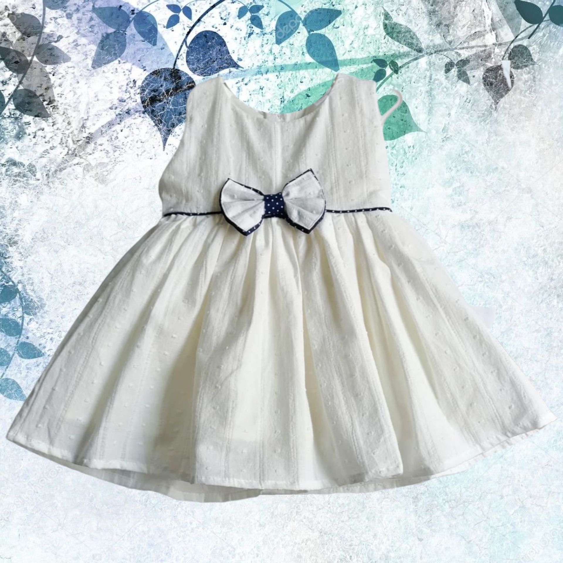 Vestido de Cotton Algodón Lazo