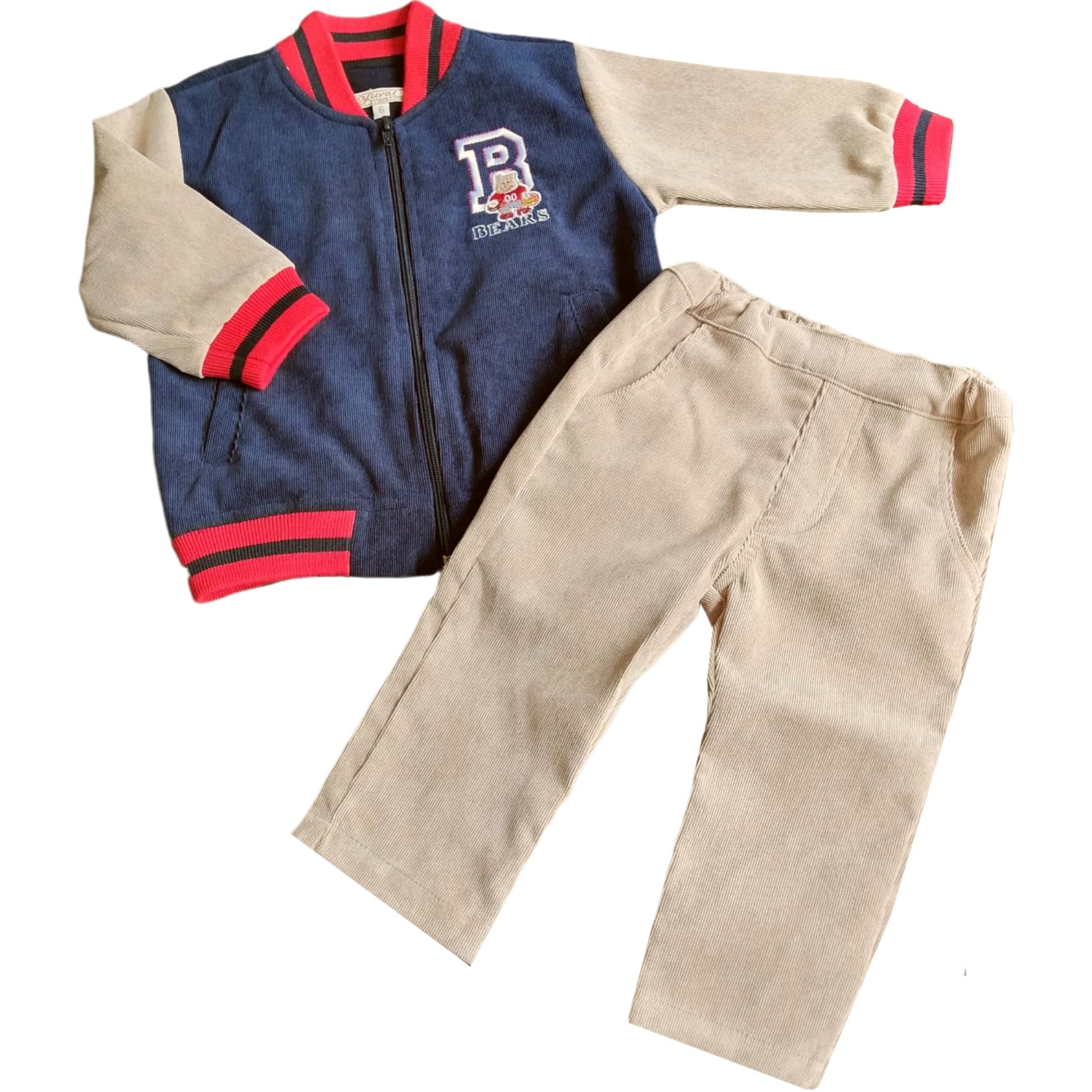 Conjunto Corduroy Bears