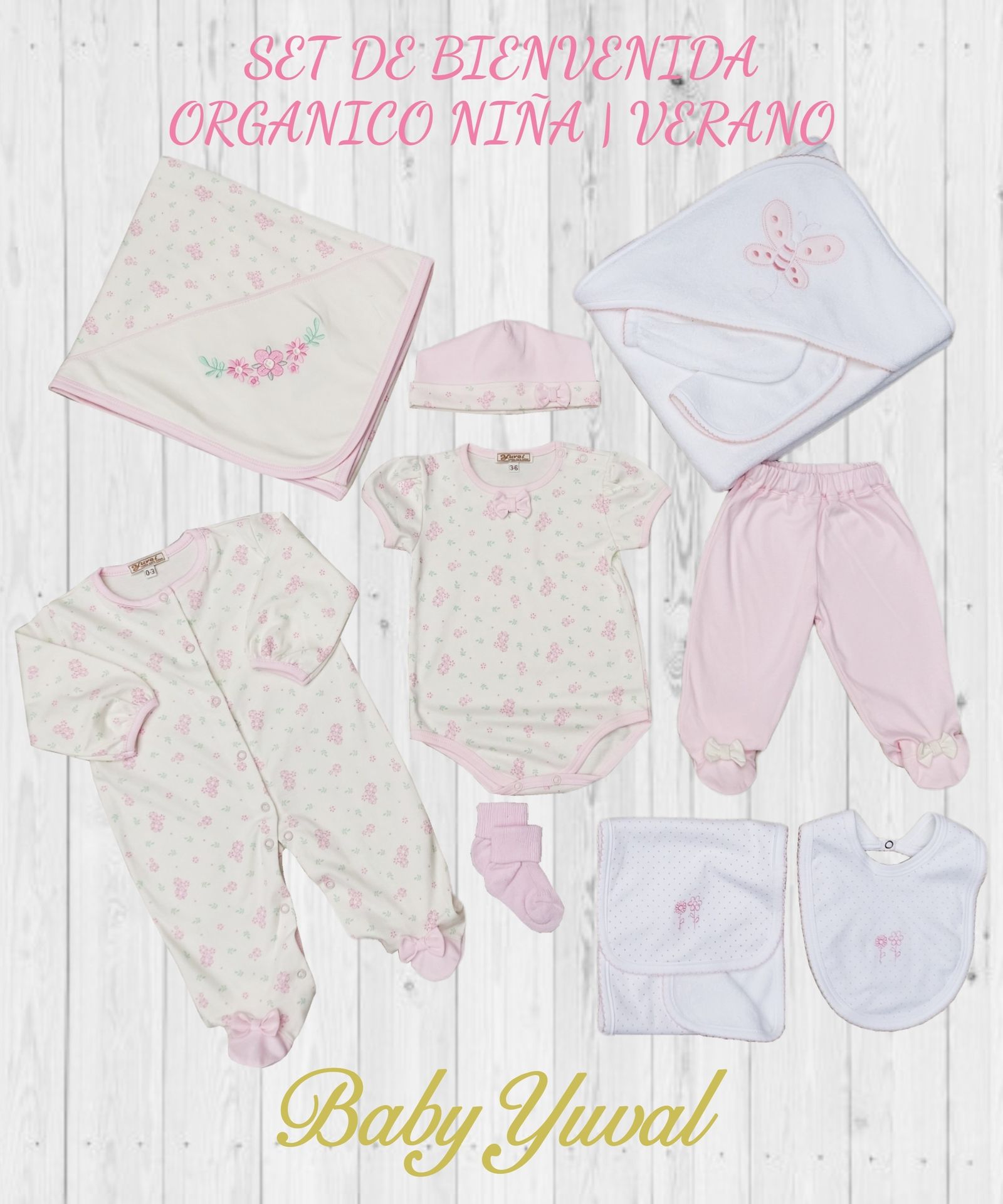 SET DE BIENVENIDA ORGÁNICO NIÑA | VERANO