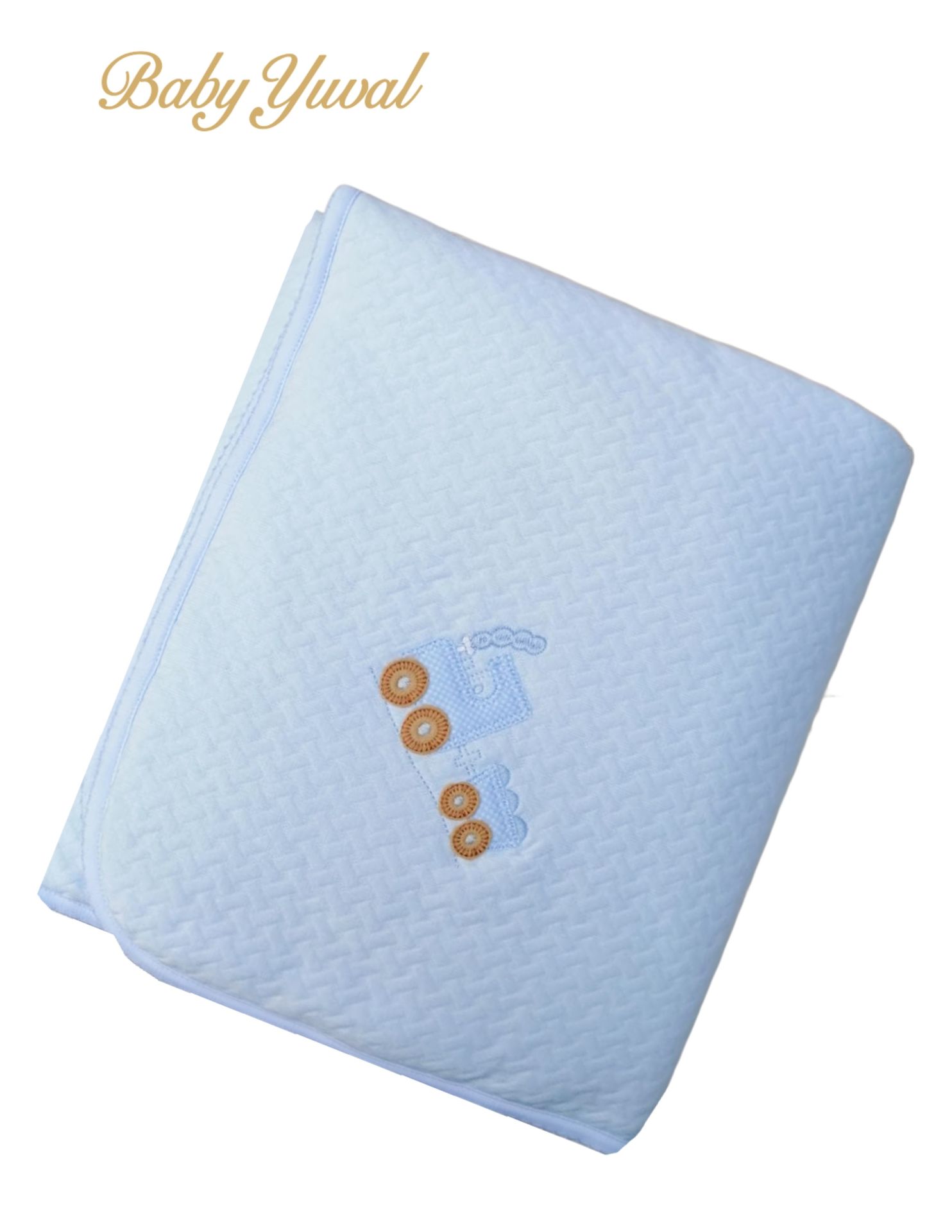 Manta de Jacquard Acolchada | Tren