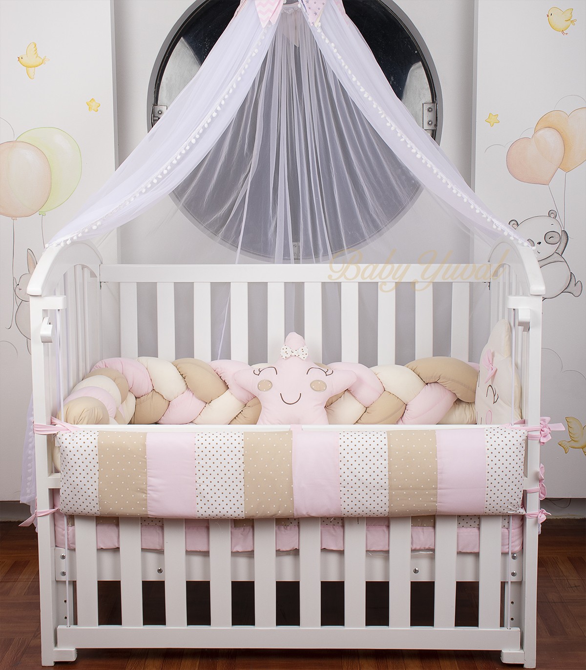 Set de Cuna Smile Pink | Premium Trenza