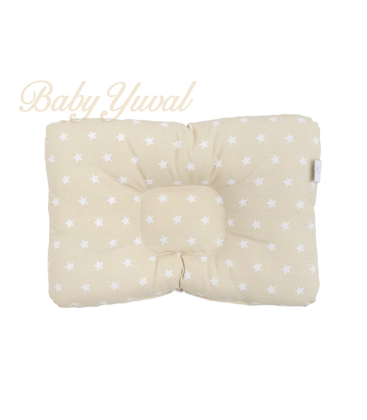 Almohadita Anti-Cabeza Plana | Beige Stars