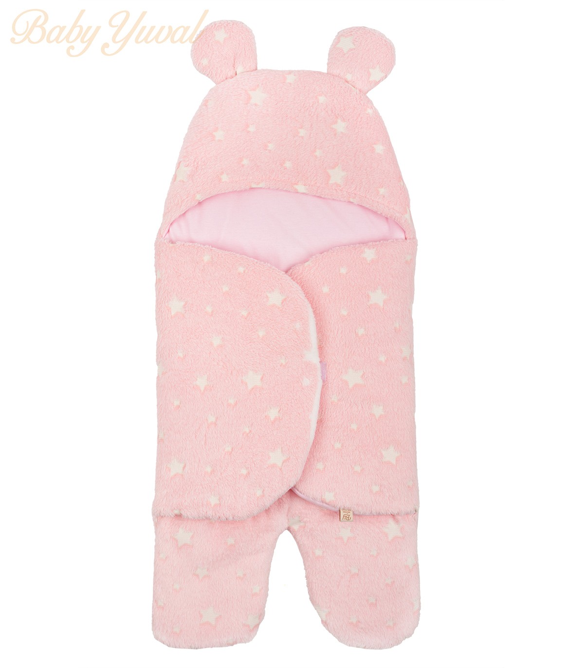 Swaddle Baby Rosado | Saco de dormir Plush Stars
