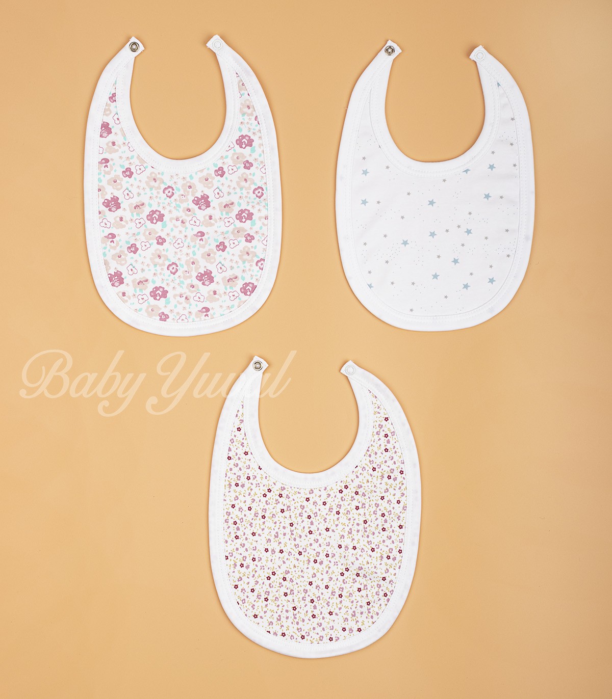 Tripack de Baberos con broche | Selena