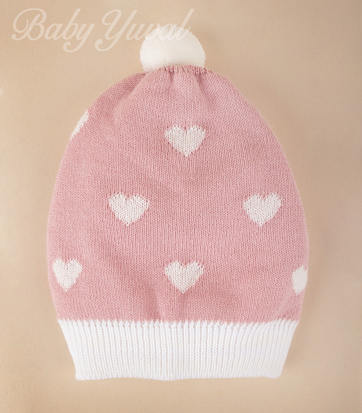Gorro Doble Hilo | Corazón Palo Rosa