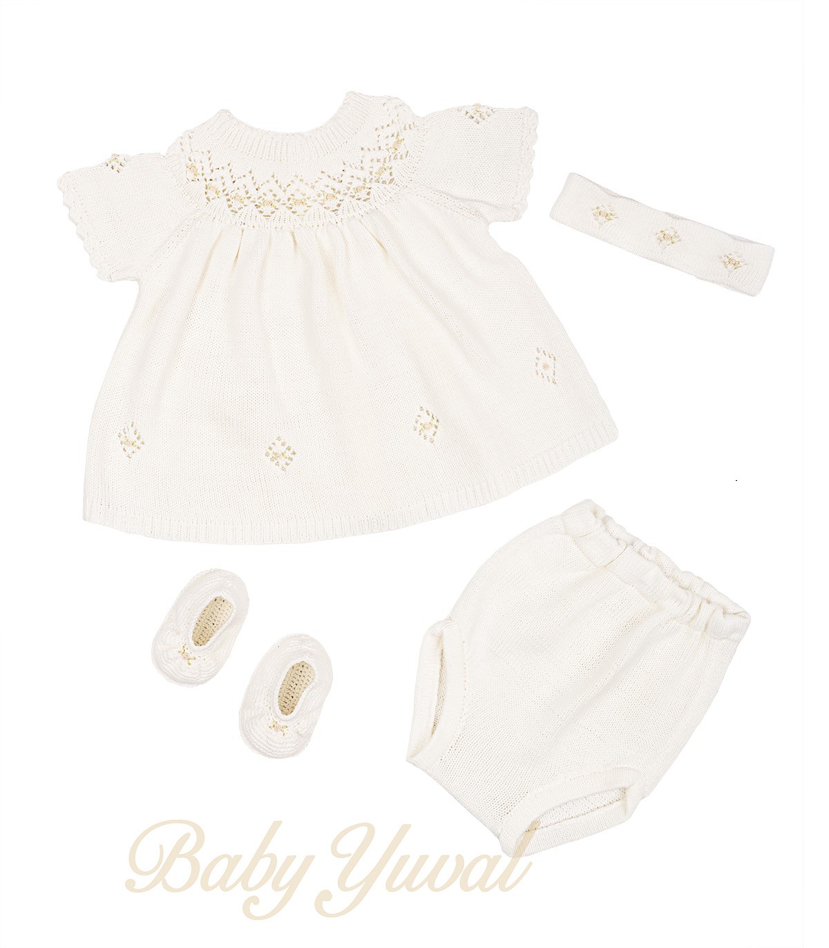 Vestido de Hilo Tejido | Luna Cream