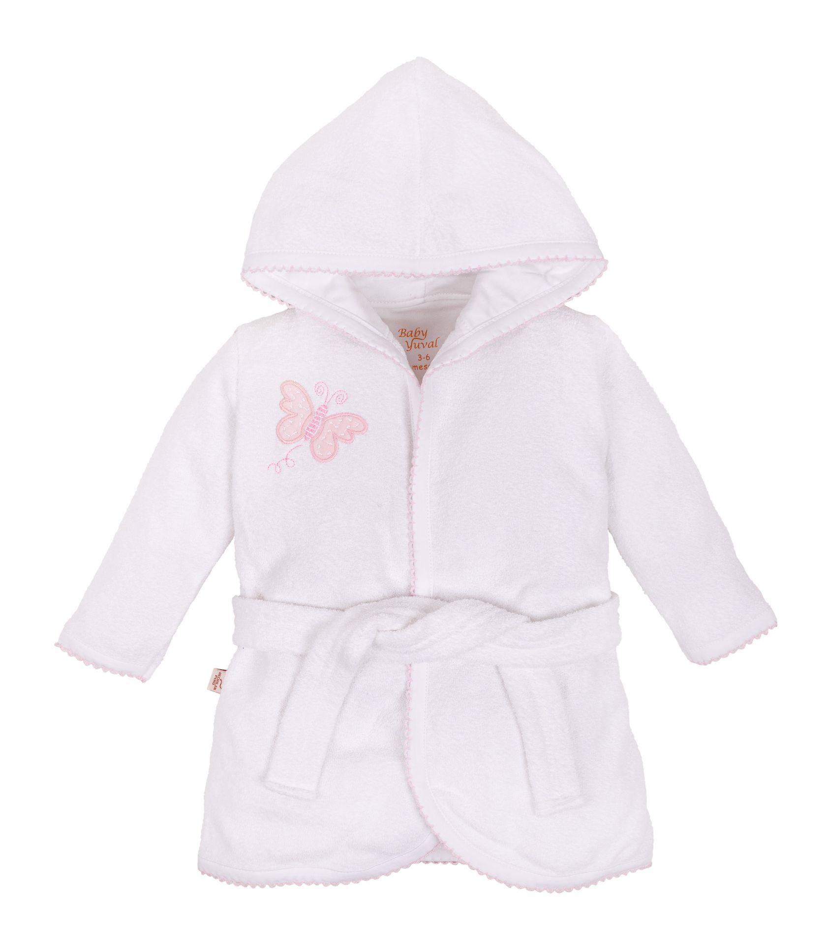 Salida de Baño 100% Algodón Premium | Mariposas Pink