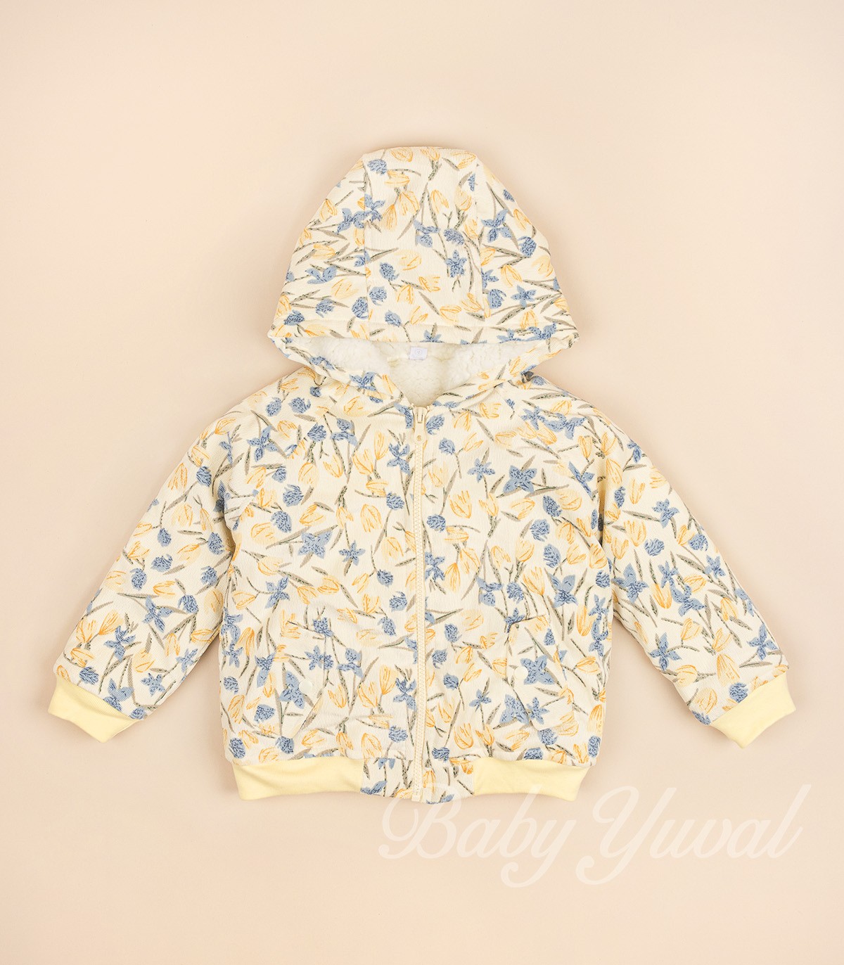 Casaca Corduroy | Yellow Flowers