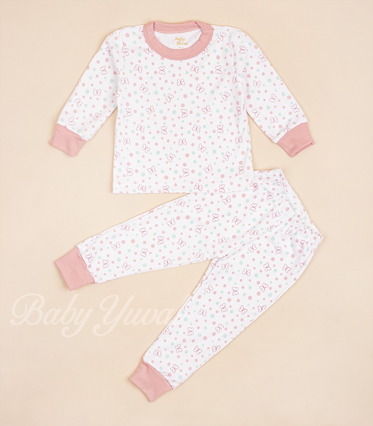 Pijama de Algodón | Mariposas Rose