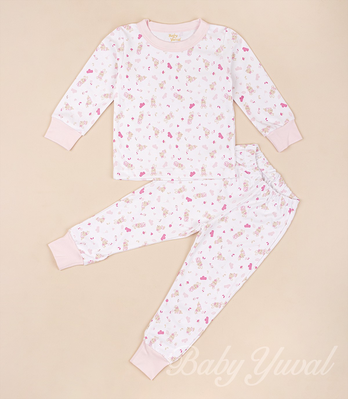 Pijama de Algodón | Conejitas Rosadas