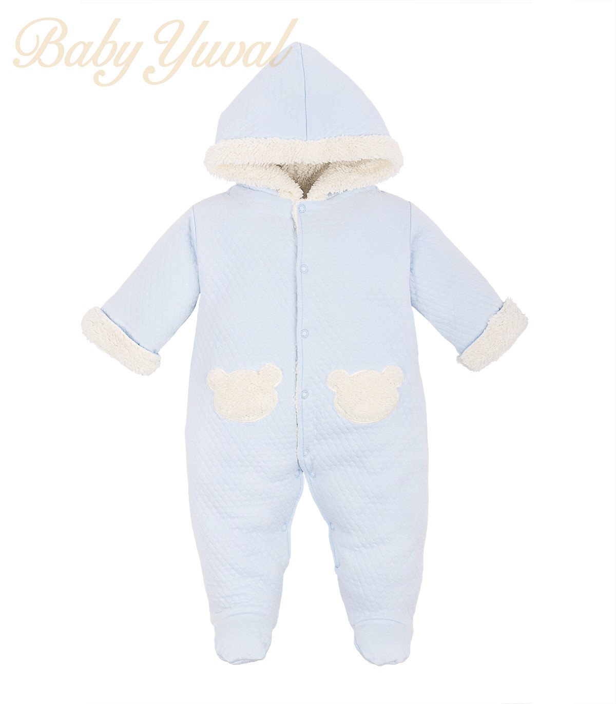 Enterizo Jacquard | Oso Celeste