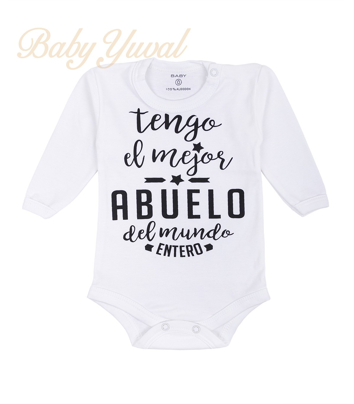 Bodie Manga Larga Frase | Tengo el mejor Abuelo