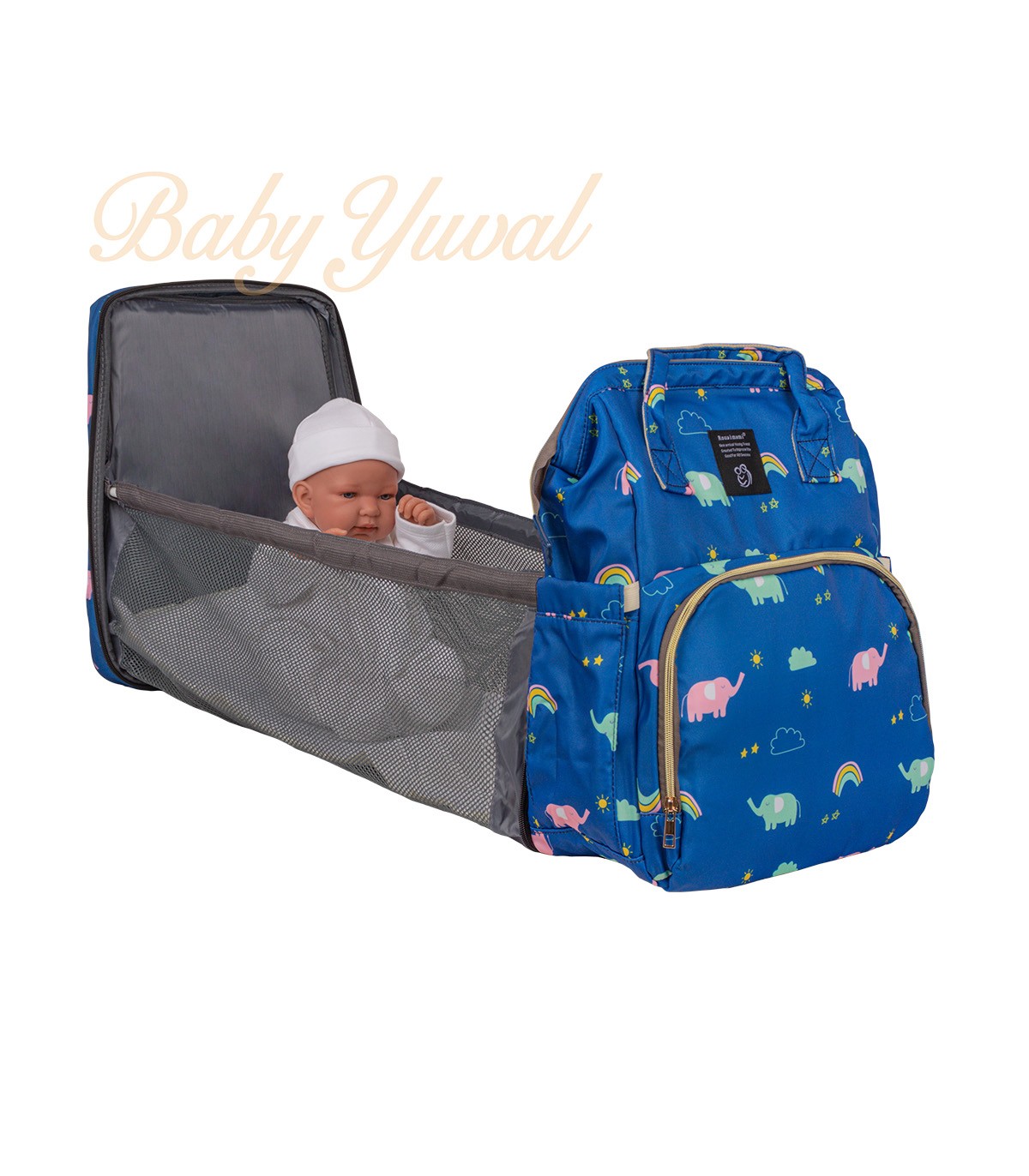 Mochila Multifuncional Impermeable | Elephants Azulino