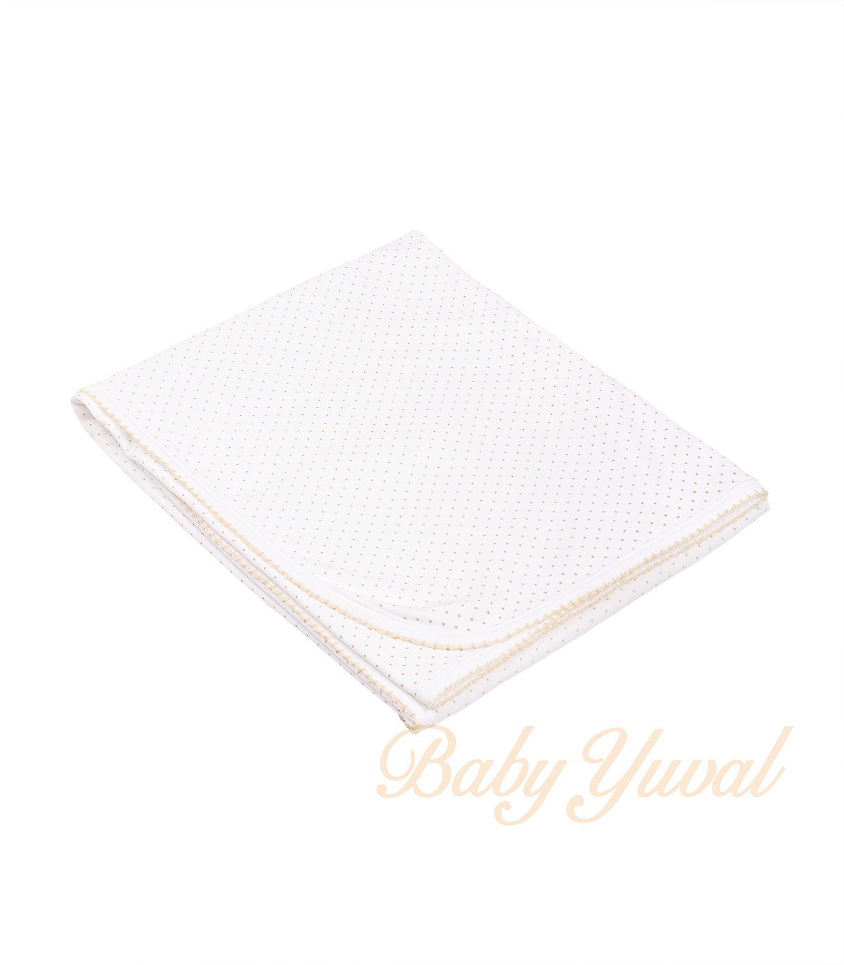 Manta Pima Doble Algodón | Puntos Beige