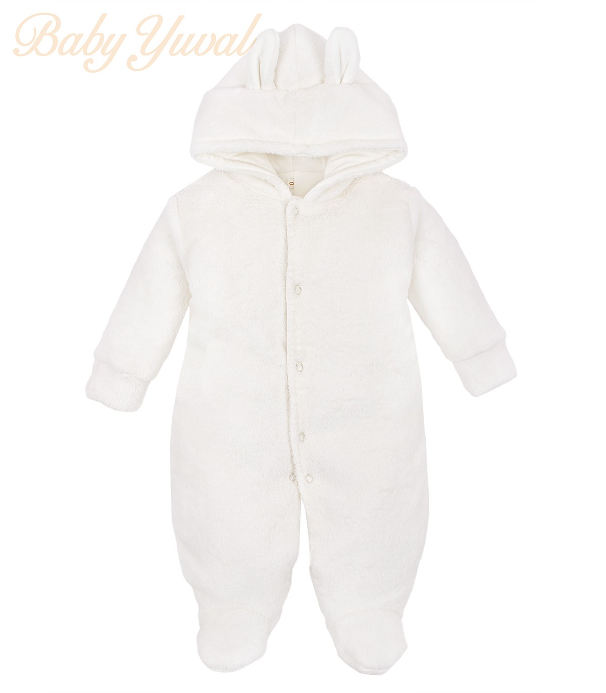 Enterizo Acolchado Plush | Conejo Crema