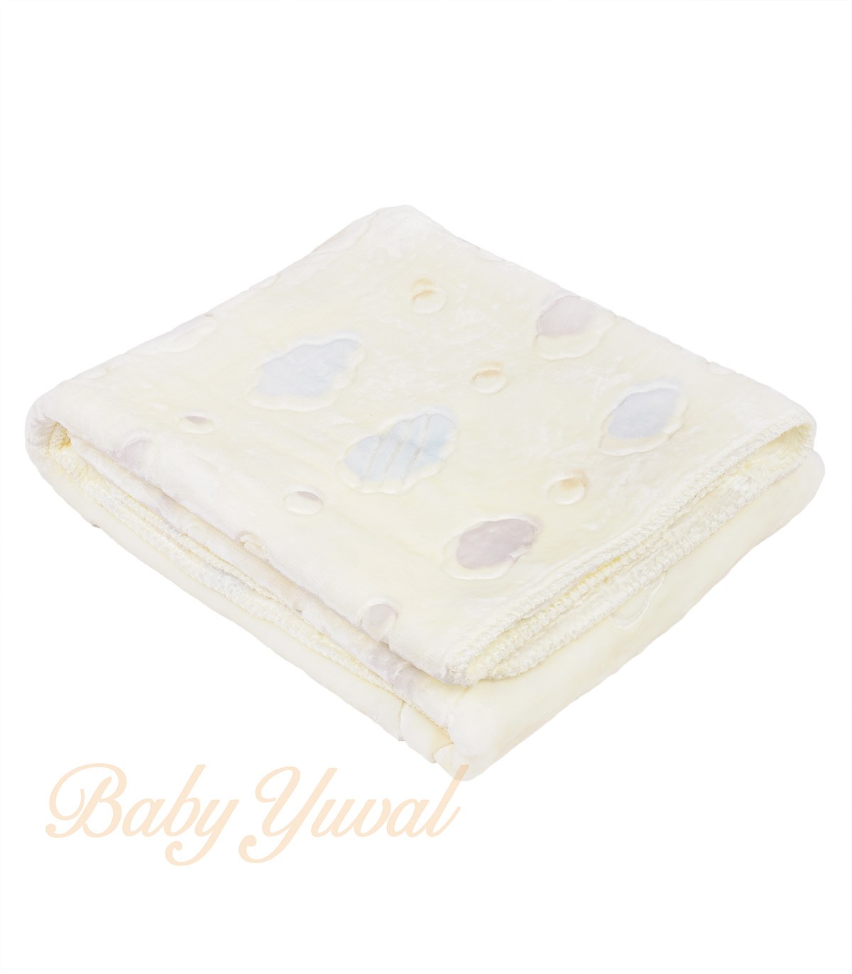 Frazadita Piel de Conejo | Nubes Cream