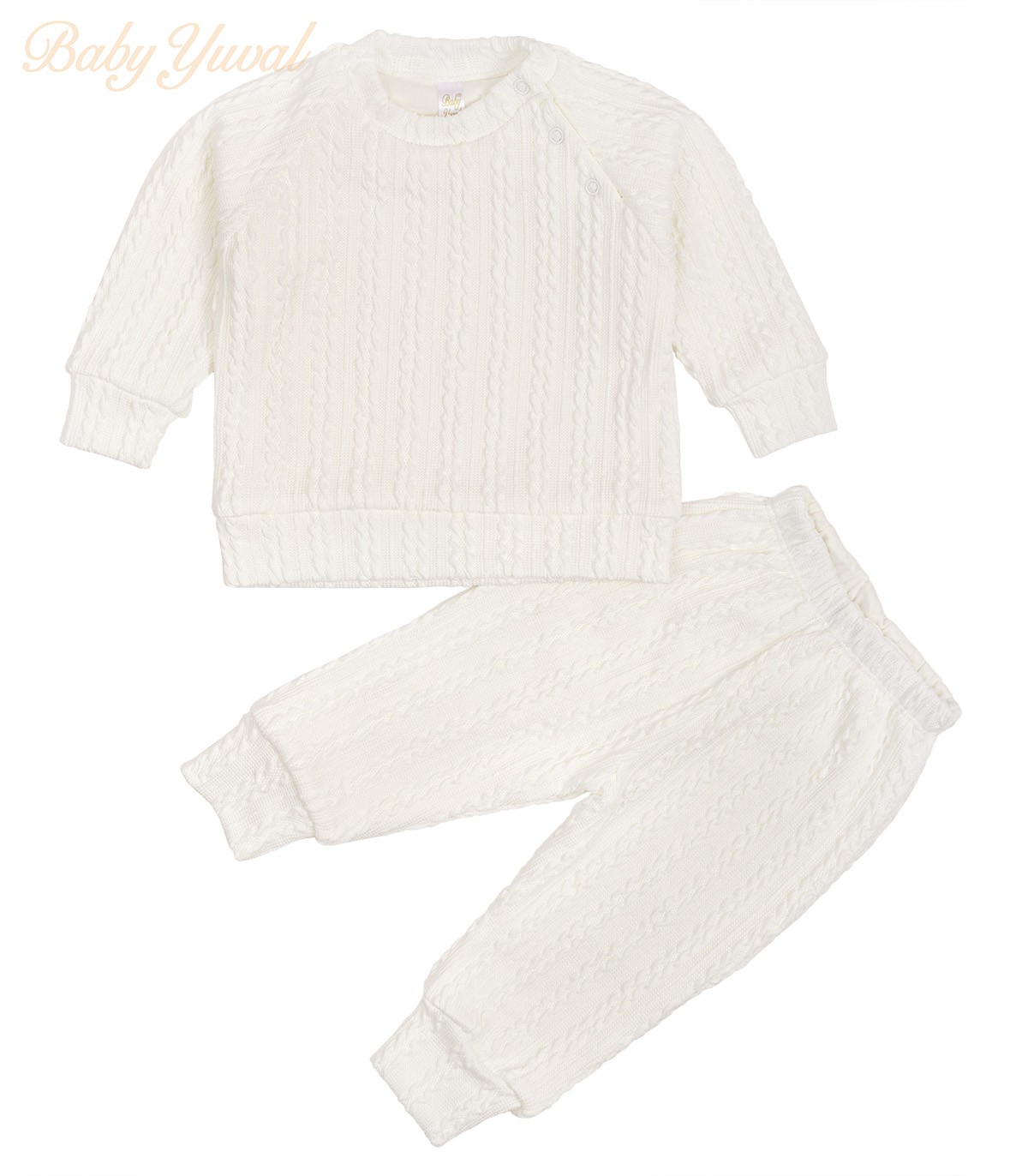 Conjunto 2 pzas | Trenzado Crema