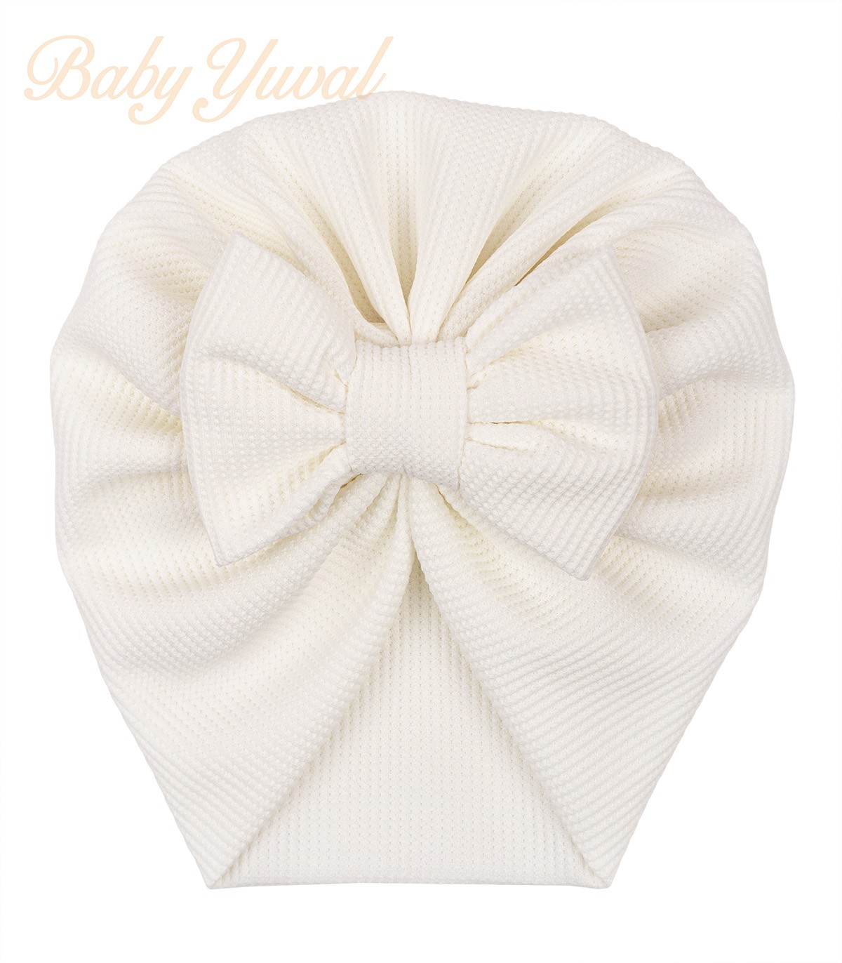 Turbante de Algodón Lazo Tejido | Crema