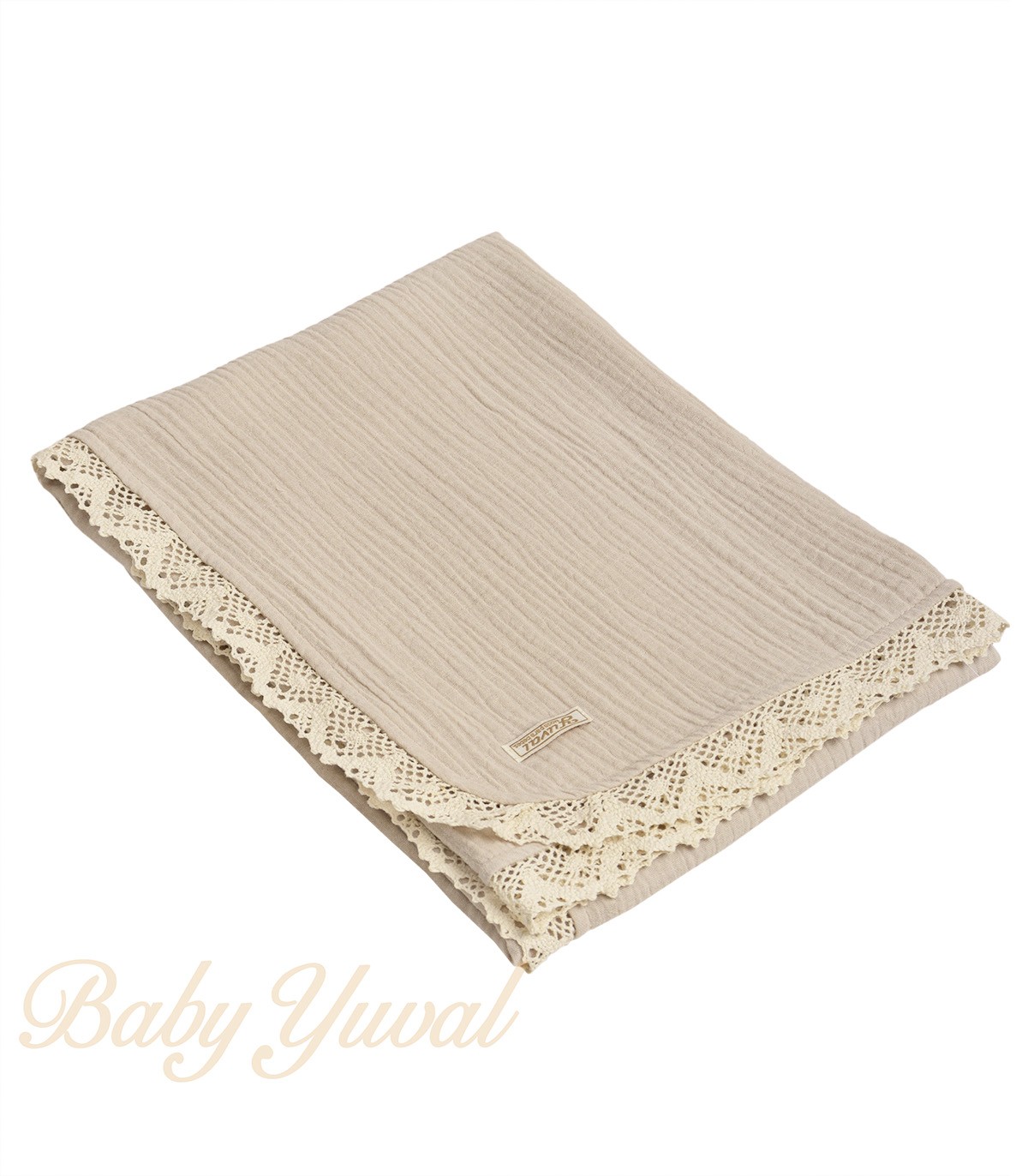 Manta Muselina con forro Muselina | Premium Beige